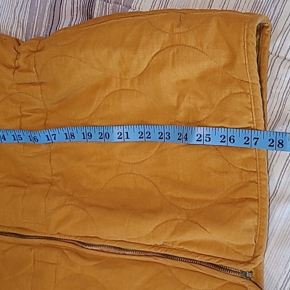 Universal Thread Mustard Yellow Cotton Quilted Lightweight Corduroy Jacket L - Picture 14 of 15